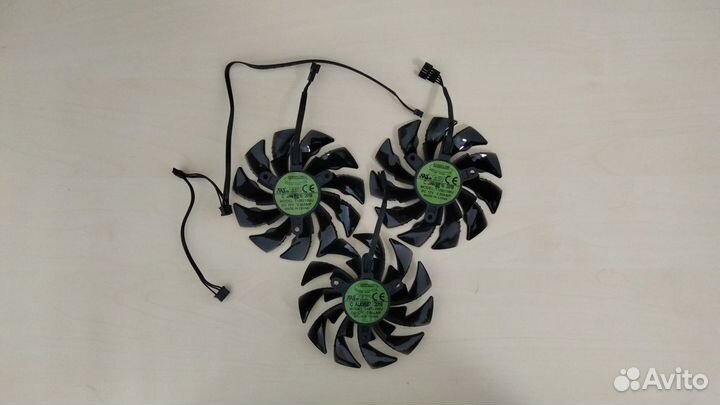 Кулер T129215BU для Gigabyte aorus GTX 1070 - 3шт