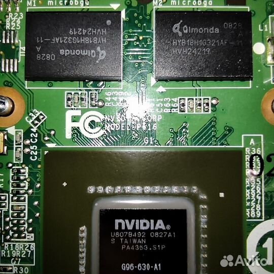 Видеокарта для ноутбука NVidia GeForce 9600M GT DD