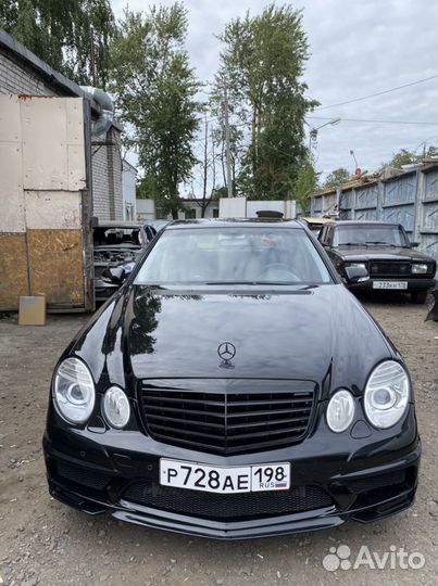 Передний бампер wald на w211