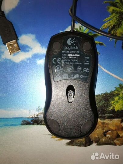 Клавиатура logitech K200 мышь Logitech NM-UAG120