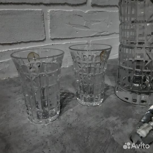 Графин и рюмки СССР