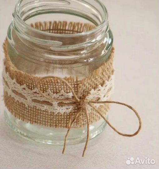 Стеклянные баночки от детского питани