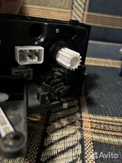 Блок управления печкой ланос