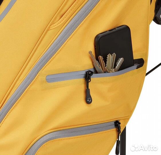 Сумка для гольфа TaylorMade Flextech Stand, желтая