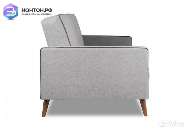 Диван книжка Берус серый