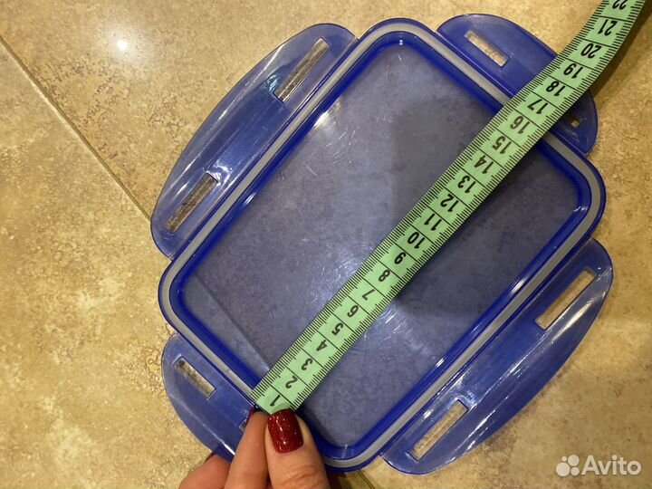 Крышка от контейнера 11*16 см и Luminarc круглый 1