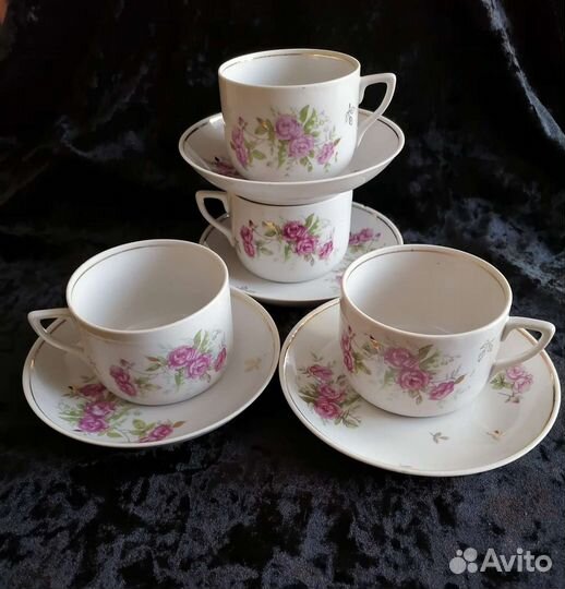 Чайная пара Дулево