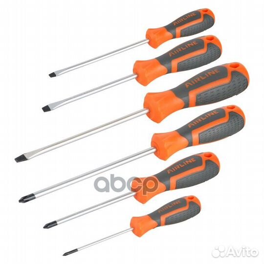 Набор отверток 6 предметов (SL4х100мм SL5х100мм