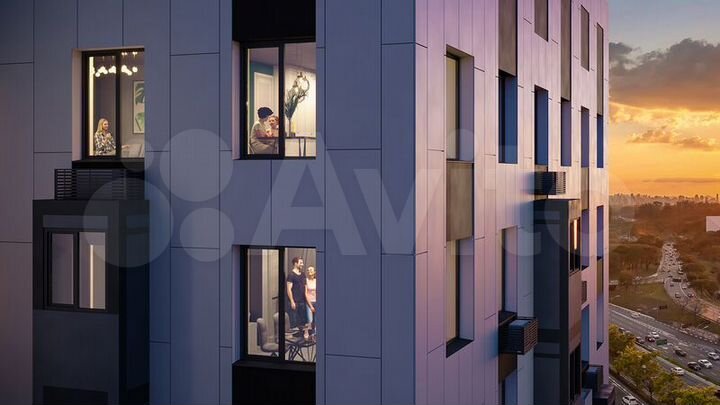 Квартира-студия, 29,9 м², 24/25 эт.