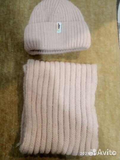 Набор шапка шарф женский