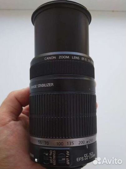 Объектив Canon ef-s 55 250mm 1:4-5.6 is