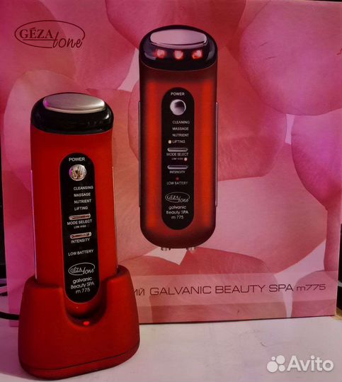 Массажер для лица gezatone galvanic spa m775