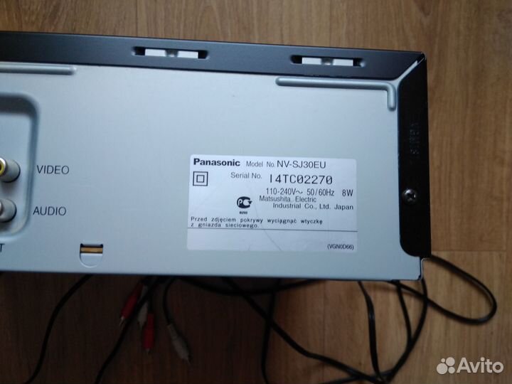 Видеомагнитофон VHS Panasonic NV-SJ30EU