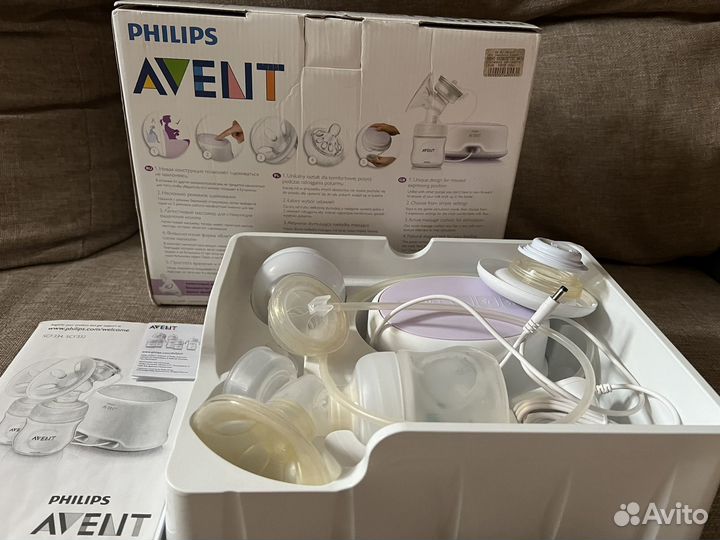 Молокоотсос avent электрический