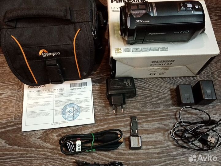Видеокамера panasonic hc v760