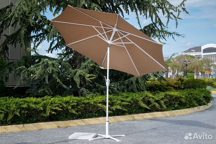 Gardeck Зонт Верона с наклоном, бежевый d2.7