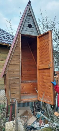 Туалет деревянный дачный б/у