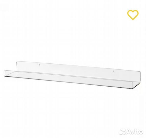 Полка для картин икеа Меллёса прозрачная