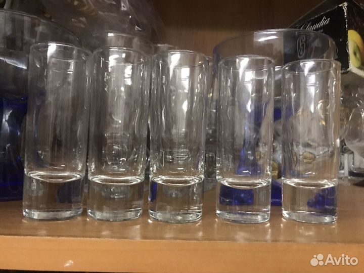 Рюмки стопки с пулей и современные