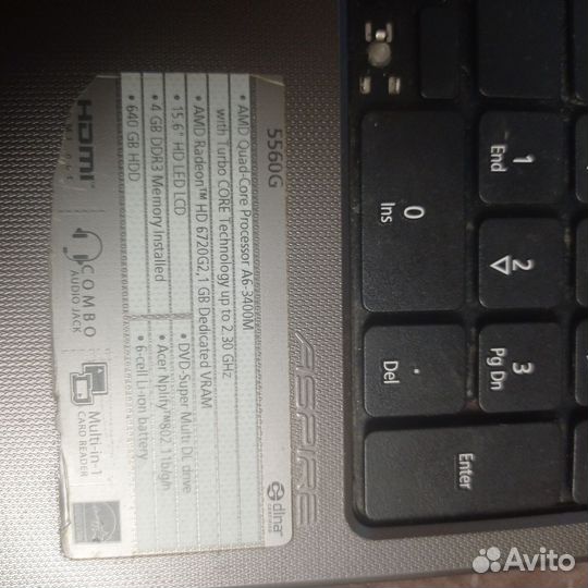 Acer aspire 5560G