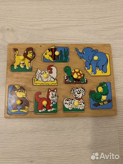 Деревянные вкладыши 4 шт