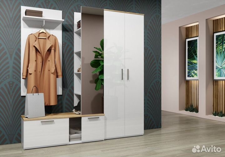 Стеллаж Altea с зеркалом