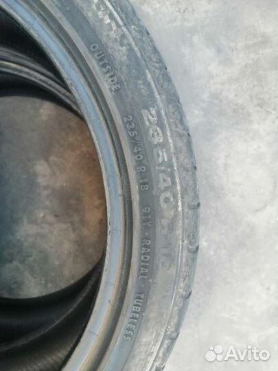 Continental ContiEcoContact 3 255/35 R18 и 235/40 R18