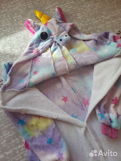 Пижама кигуруми единорог