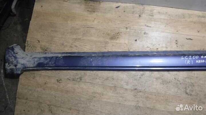 Накладка на порог (наружная) Toyota Land Cruiser