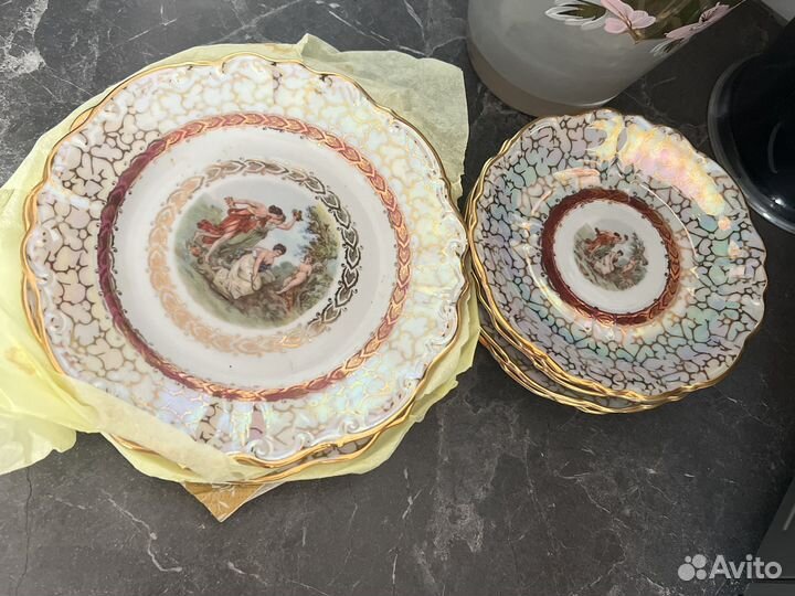 Фарфоровая посуда от сервиса Мадонна, гдр