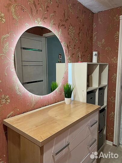 Зеркала с подсветкой любой формы на батарейках и о