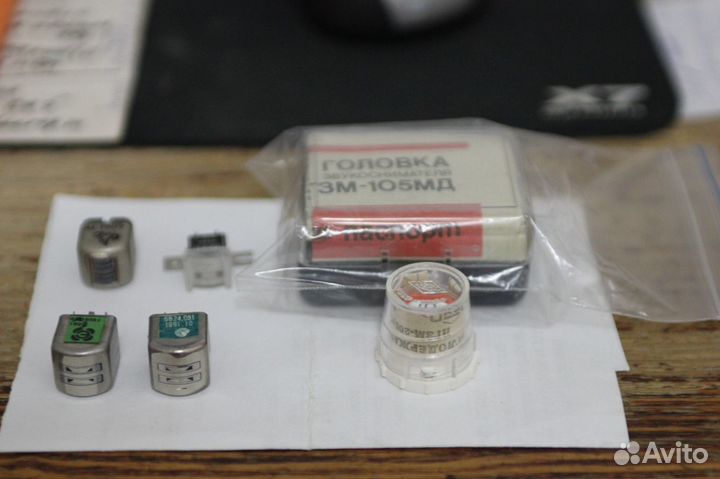 Головки на магнитофоны и звукосниматели и иглы