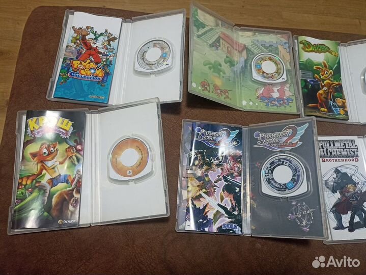 Диски, игры для psp