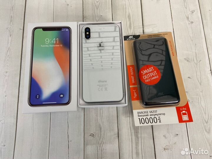 iPhone X 64 gb silver A1275