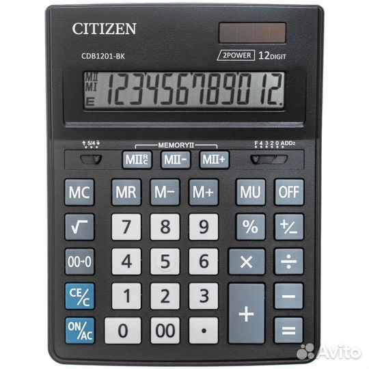 Калькулятор настольный полноразмерный citizen Busi
