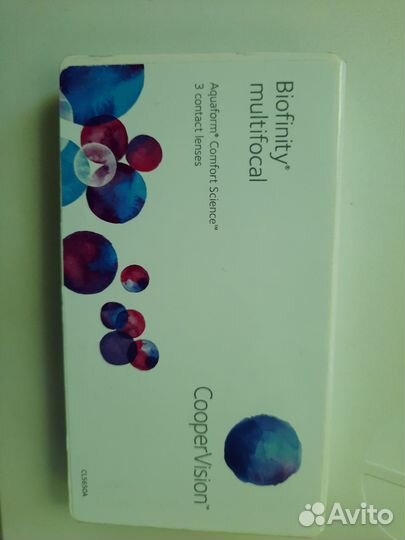 Линзы контактные 3