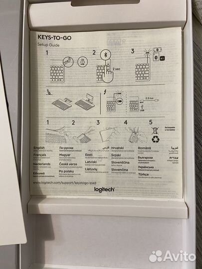 Клавиатура Logitech Keys-To-Go синяя (920-010123)