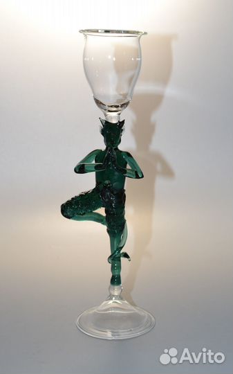 Стеклодувные бокалы ручной работы 