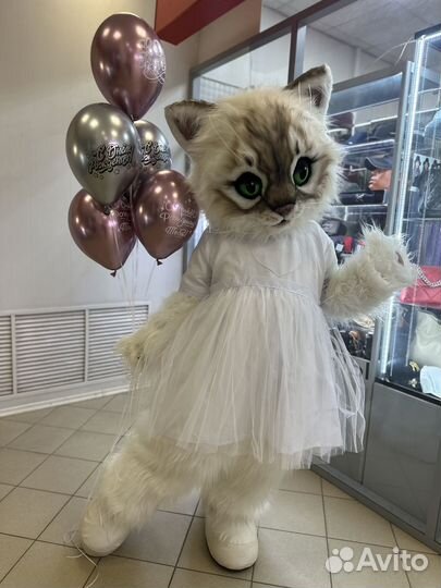 Котик Чарли и кошечка Молли, ростовые куклы