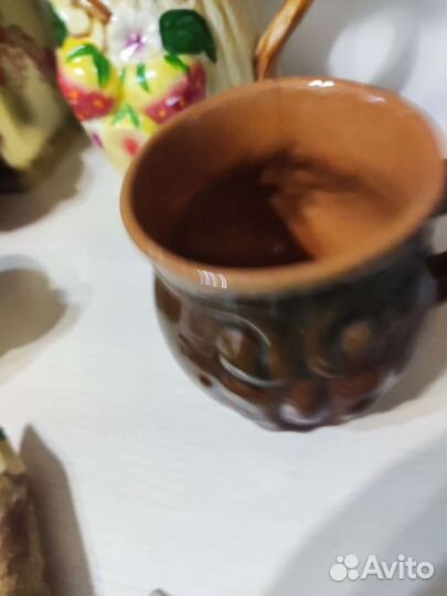 Керамический горшок для цветов бу