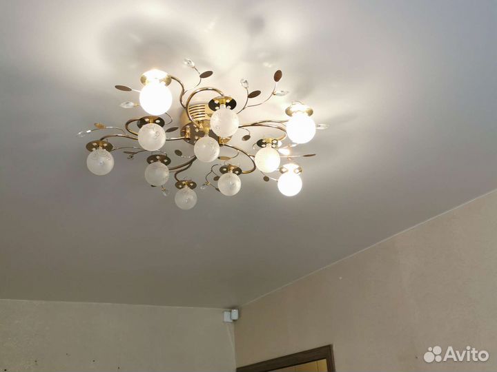 Люстра потолочная светодиодная бу