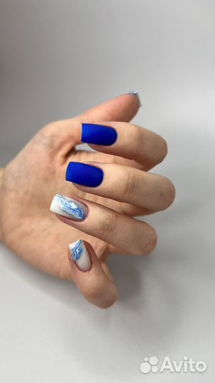 Маникюр наращивание ногтей