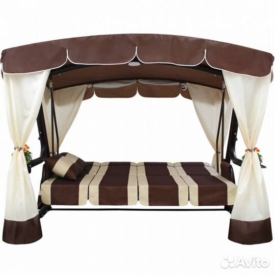 Садовые качели четырехместные 