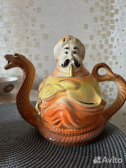 Чайник заварочный и песочница декоративные