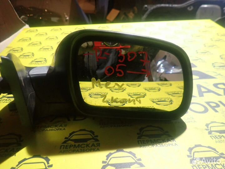 Зеркало правое для Peugeot 307 2001-2008