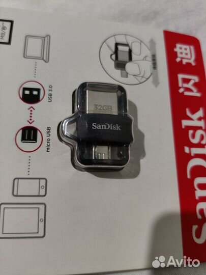 Флешка SanDisk 32Gb USB 3.0 Флэшка Новая