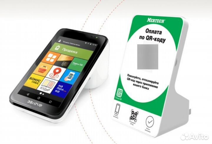 Mertech Дисплей QR кодов -QR-PAY