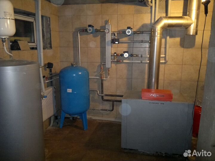 Отопление, водоснабжение коттеджей