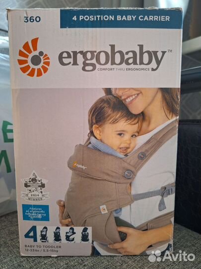Эргорюкзак ergobaby 360