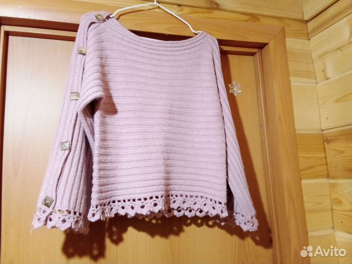 Джемпер розовый 42-44
